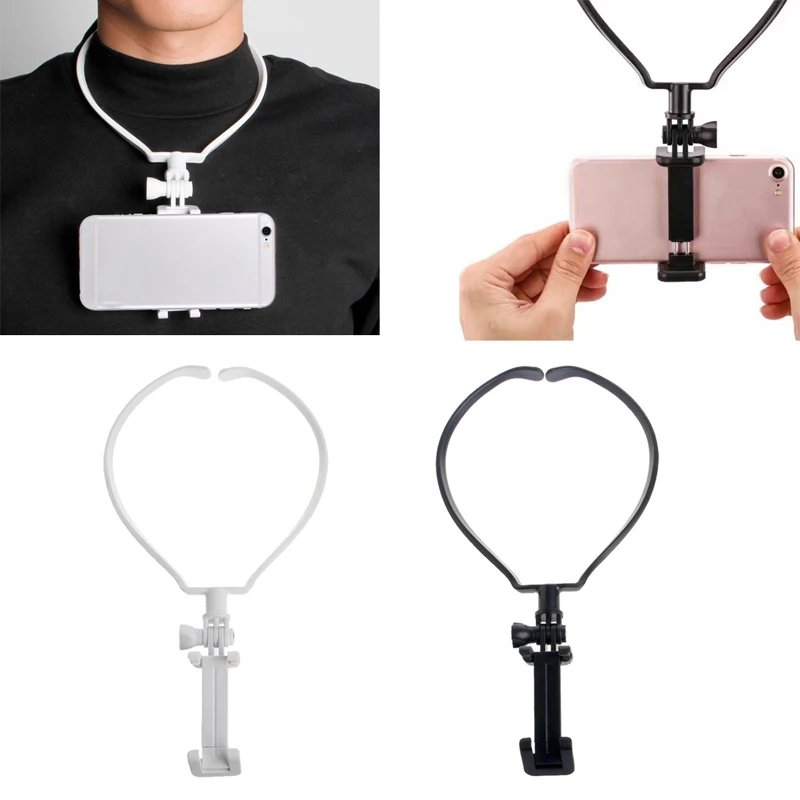 

Phone Mount Wearable Neck Smartphone Holder for Iphone Samsung Huawei Sony Gopro Go Pro POV Photographing Stand Telefoon Houder