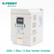 Новое поступление! 220 В 1.5kw/2.2kw вектор Inveter 400 Гц ток на выходе преобразователь частоты с регулируемым приводом кВт пт частотно Скорость Управление