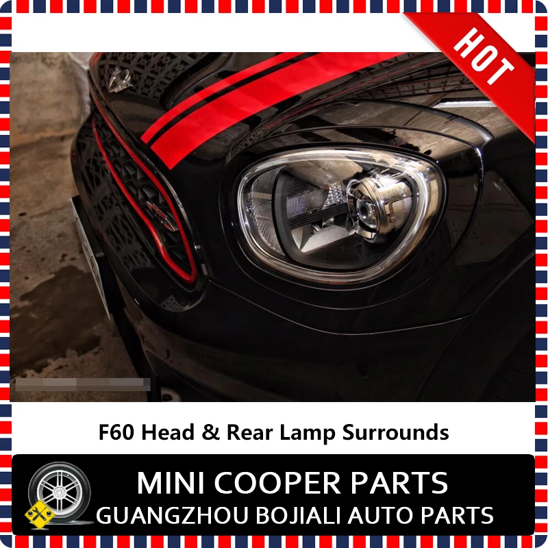 Фирменная Новинка ABS Пластик mini countryman F60 только черный Цвет задние фонари+ повязка для головы лампы диски окружает покрытие thinline(4 шт./компл