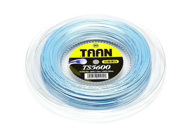 1 Катушка TAAN 1,15 мм TS5600 Теннисная ракетка струна Fusion поли прочная теннисная тренировочная мощная струна 200 м - Цвет: Синий