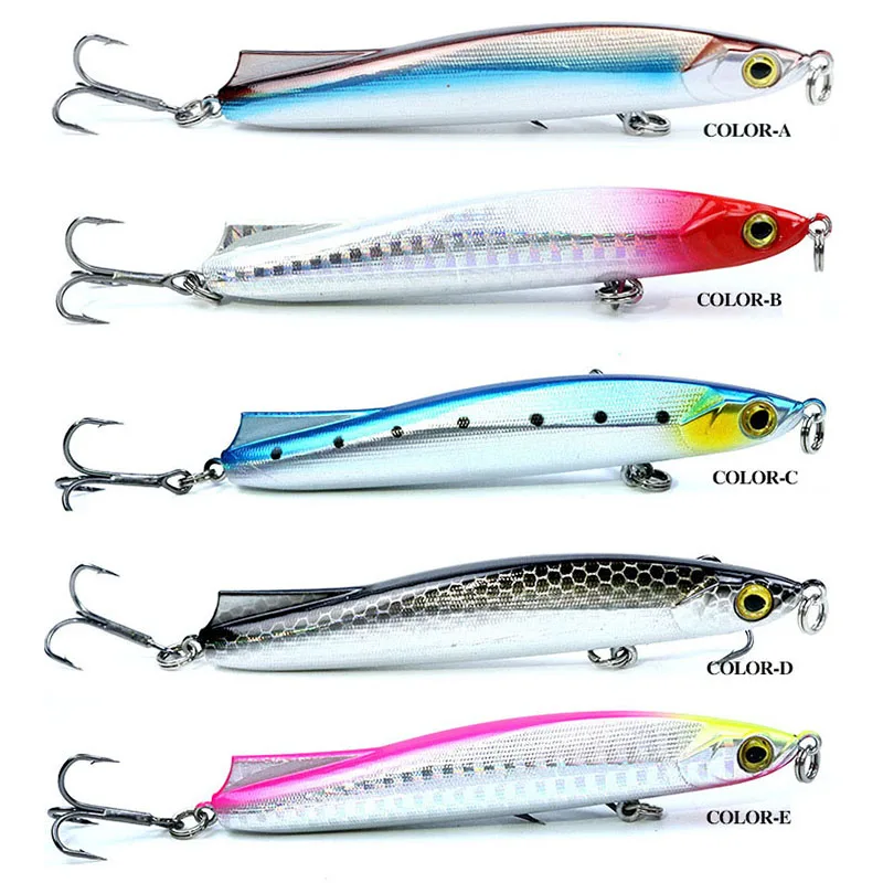 

New High Quality 1pcs Thrill Stick Fishing Lure 9cm 1g Sinking Pencil Long casting Shad Minnow Artificial Bait Pike Lures Tackle
