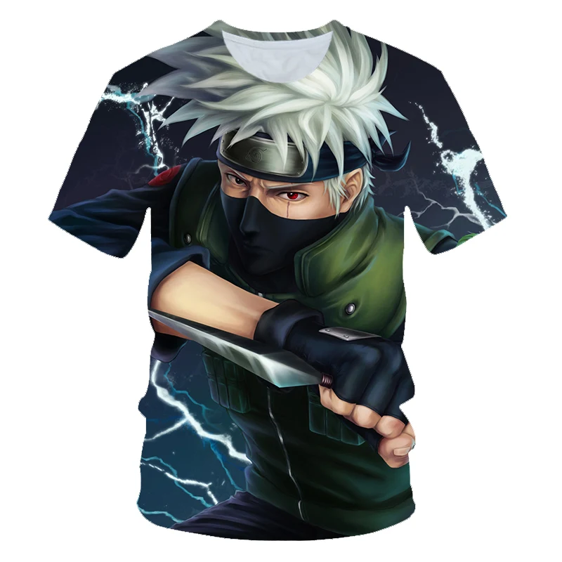 

Cool T Shirt for Kids Boys Girls Summer 3D printed Japanese anime naruto T-shirt Children Hip Hop Rock Tshirt Toddler Baby Top