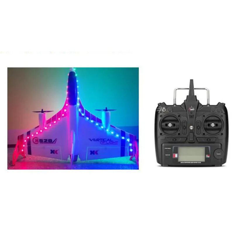 Оригинальный XK X520 2 4G 6 каналов Wi Fi FPV VTOL вертикальный взлет и посадка 3D EPP RC Самолет