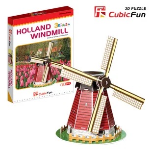 Freeshipping! MINI CubicFun 3D Jigsaw Puzzle HOLLAND WINDMILL paper model DIY puzzle Best Educational toys S3005 | Игрушки и хобби