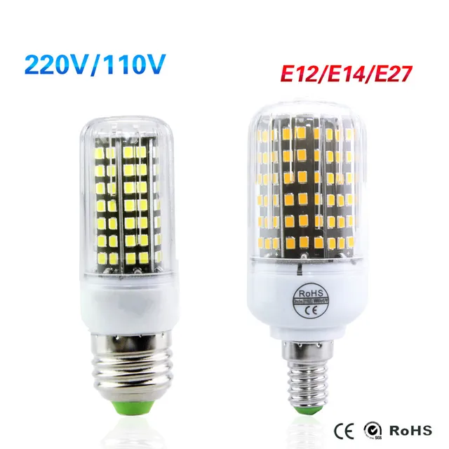 E27 E14 E12 Led Bulb High Luminous 220v 15w 12w 10w 9w 7w 5w E27 E14 E12 Led Bulb High Luminous 220v 15w 12w 10w 9w 7w 5w Corn