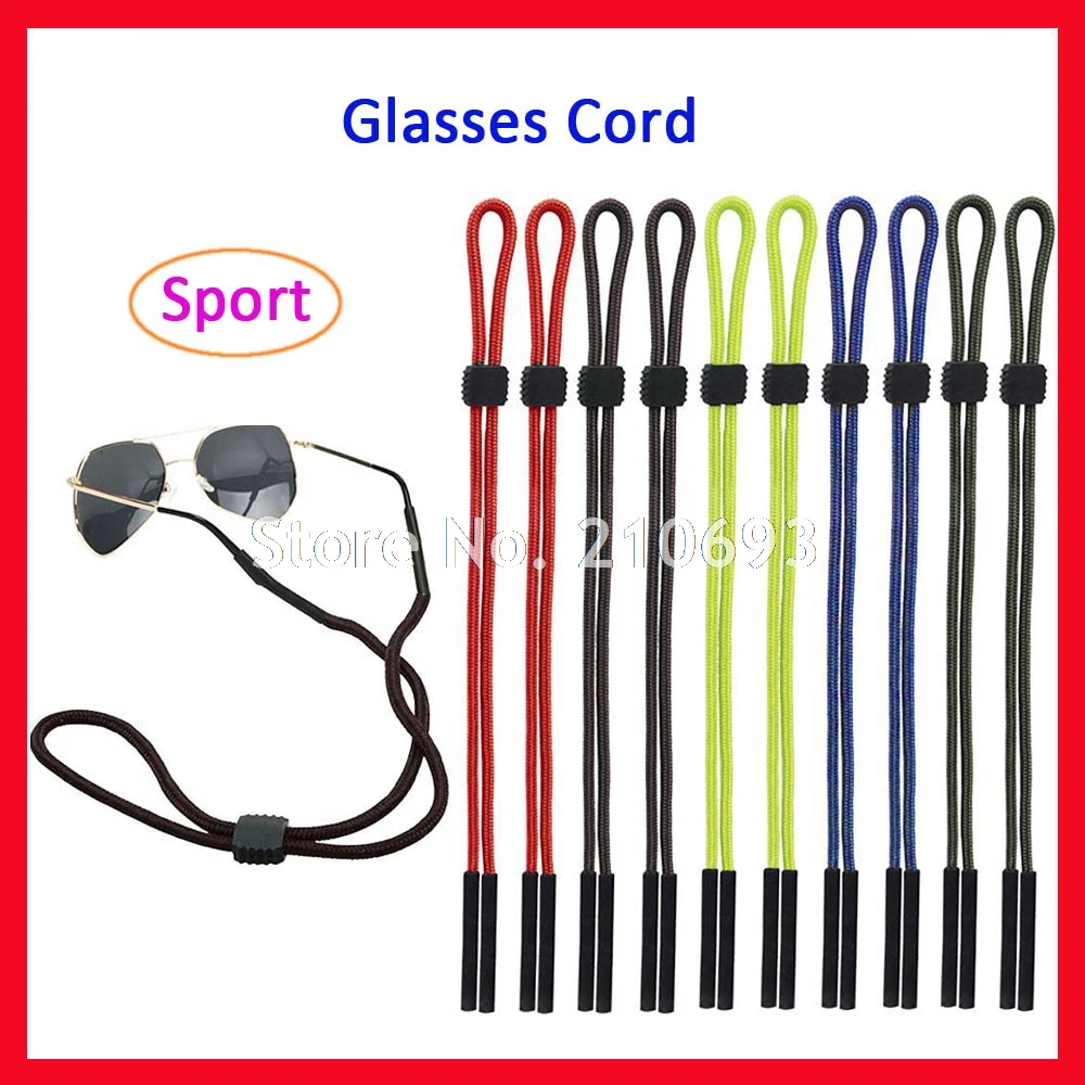 50pcs Free Shipping Sport Sunglasses Eyeglasses Anti Slip Chain Glasses