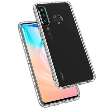 

50pcs/lot For Huawei Y5 2019 Y6 Y7 2019 Nova 4E Air Cushion Case Transparent Shockproof TPU Case For Huawei P30 Lite P30 Pro P30