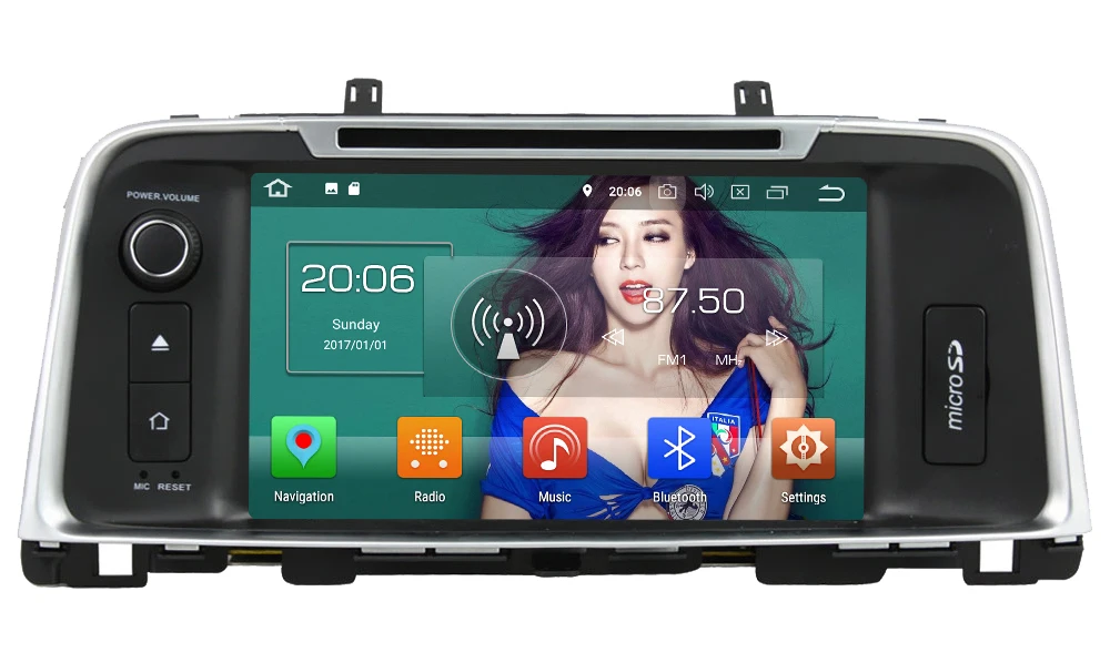 KLYDE " Восьмиядерный 4G wifi Android 8,0 7,1 6,0 4 Гб ОЗУ 32 Гб ПЗУ автомобильный DVD мультимедийный плеер радио для Kia K5 Optima