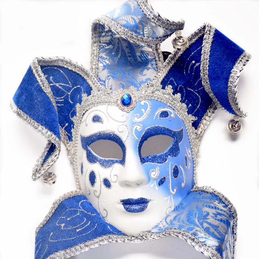 High Quality Venice Decorative Mask The Blue Color Princess Of Venice