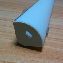 2 м/шт. 50 м/лот алюминиевый светодиодный профиль света проектное освещение для светодиодной ленты света для украшения для внутреннего освещения