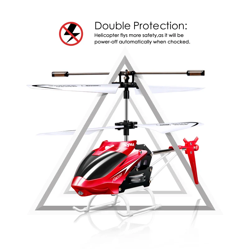 Syma W25 ударопрочный Мини RC игрушка для детей с дистанционным управлением Вертолет