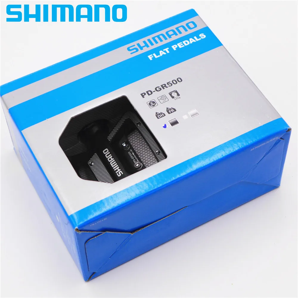 SHIMANO GR500 Плоские Педали для горного велосипеда PD DH/FR|Педаль велосипеда| |