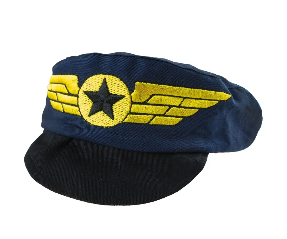 Капитанские шляпы для маленьких мальчиков, милый шлем летчика для малышей, зимний маскарадный стиль, для младенцев, полицейские фуражки, весенние кепки, аксессуары