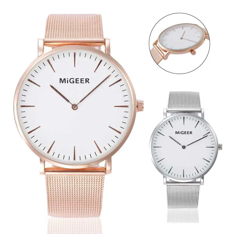 

Womens Fashion Classic Gold Quartz Stainless Steel Wrist Watch Military Quartz Mens Watches Top Brand Luxury Relogio Masculino