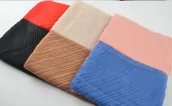 N1 Новое поступление морщинка красочные вискоза хлопок длинные платки Хиджаб wrap headbeand шарф женщин шарфы 10 шт. 1 лот может выбрать цвета