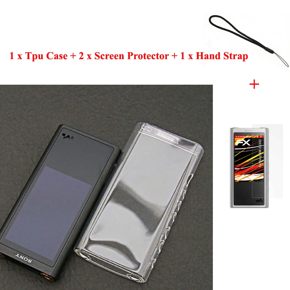 

Running Camel Tpu Skin Case Shell Cover for Sony Walkman NW-ZX300 NW-ZX300A NW ZX300 16gb 32gb 64gb Case Films Hand Strap