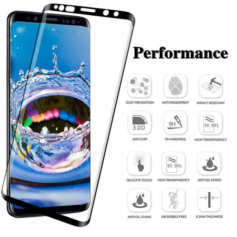 11D полностью изогнутая пленка из закаленного стекла для Samsung Galaxy S8 S9 Plus S10 lite Note 8 9