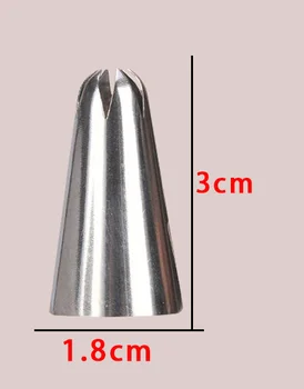 

Flower Cup Ice Cream Piping d ecorating Piping Nozzles Pastry Tips Stainless Steel c ookie Cream Presser d ecorating tips