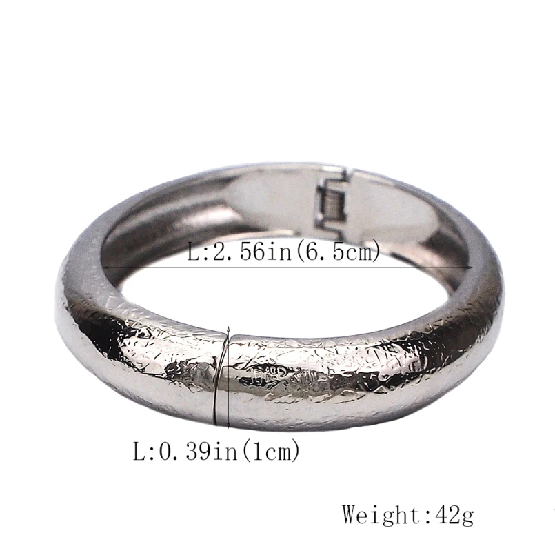 Alloy Statement Cuff Bangles Bracelets Women Punk Metal Jewelry Manchette femme Gift bangle bracelet