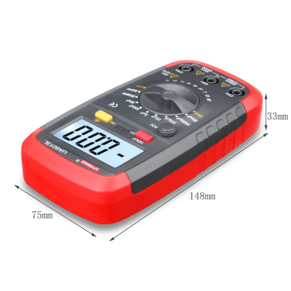 1 Pc UA6013L Auto Range Digital LCD Capacitor Capacitance Test Meter Multimeter Measurement Tester Meter Brand New