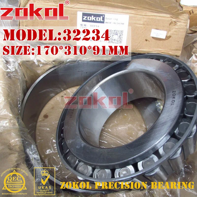 

ZOKOL 32234 7534E конический роликовый подшипник 170*310*91 мм