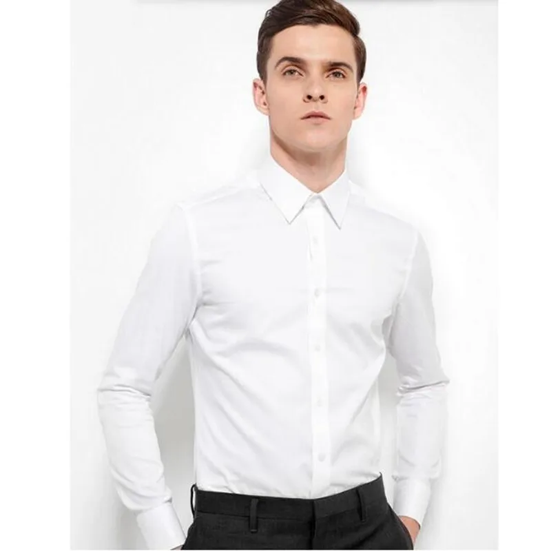 The newest men shirt long sleeve shirt cultivate one's morality good