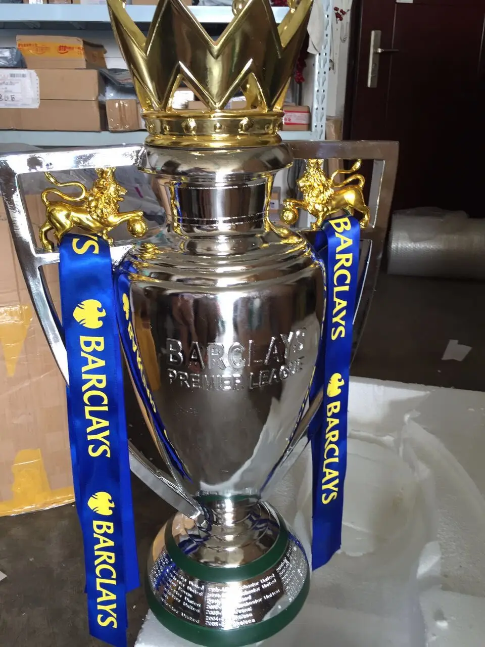 2016 Leicester 11 real life size 77 cm english fa Premiership trophy