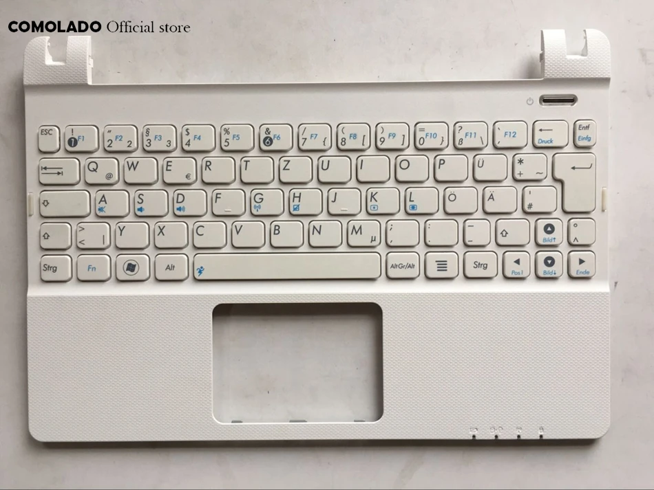 

GR Germany Laptop Keyboard for Asus EeePC SeaShell X101 Internal Keyset with Empty Palmrest Cover white GR Layout