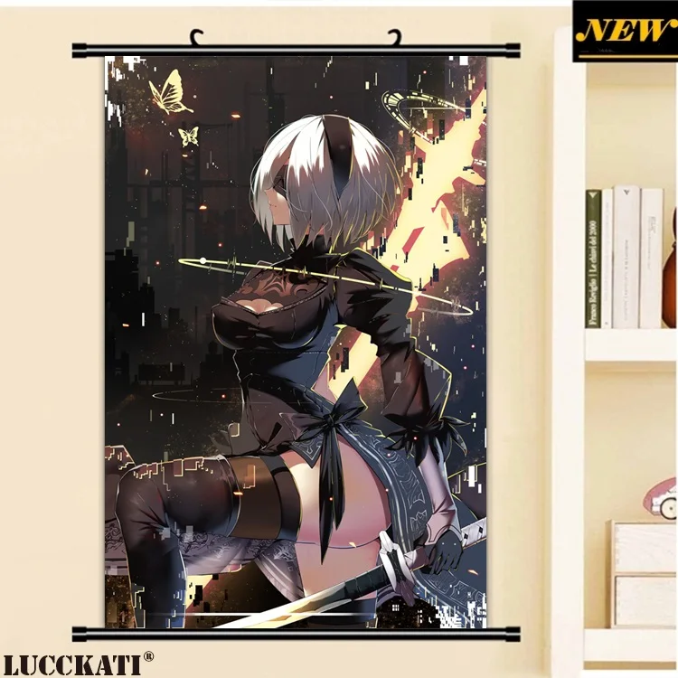 NieR Automata YoRHa No.2 Type B Type A Silk poster wallpaper 24 X 13 inches