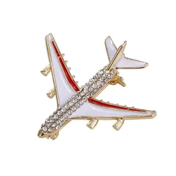 

DIY 3D Airplane Lapel Pin Brooch for Themed party Gift