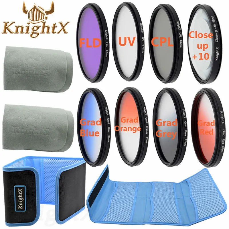 

KnightX camera FLD UV CPL Star Filter Line set Lens Cap Cover for nikon EOS 400D D3000 d3200 d5200 d5100 d3300 d3000 d3100 Canon