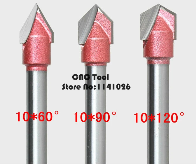 High Quality 1PCS 10mm* 60Degree / 90Degree / 120 Degree 3D Wood Making