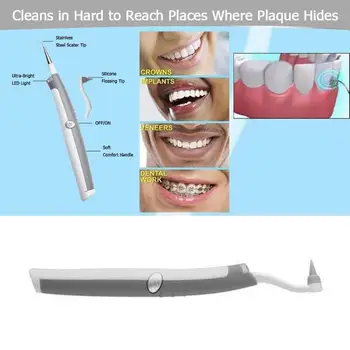 

Hot sale Dental Tool Electric Sonic Tooth Stain Whitening Effective Plaque Remover Bleach Celebrity Perfect Smile Teeth Care
