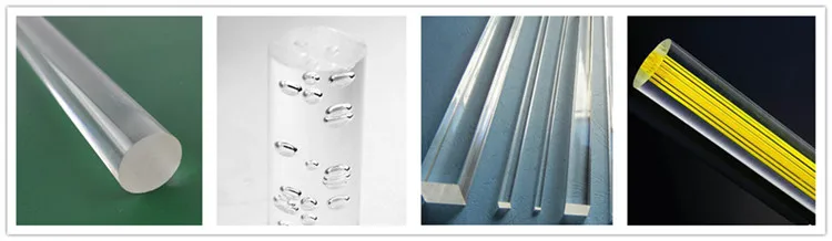 Acrylic plexiglass clear tube rod sheet pipe THZ (3)