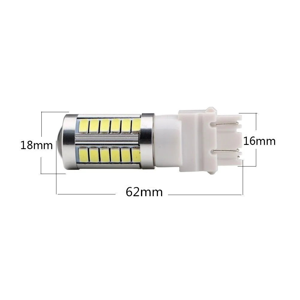 Xenplus 2 шт. T25 3156 P27W 3157 P27/5 Вт светодиодные автомобильные сигнальные огни 33 SMD для Jeep