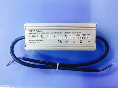 

60W Constant Current High Power Led Driver AC85-277v DC18-35v 1800mA