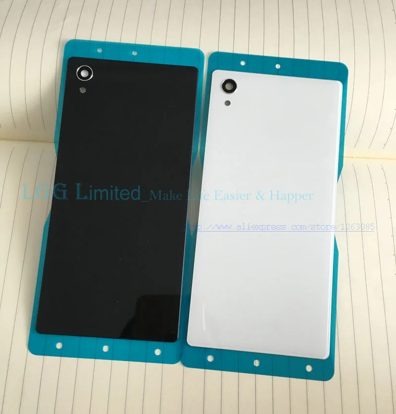 Оригинальный чехол для Sony Xperia M4 Aqua Battery Cover E2303 E2333 стеклянный задней двери с NFC