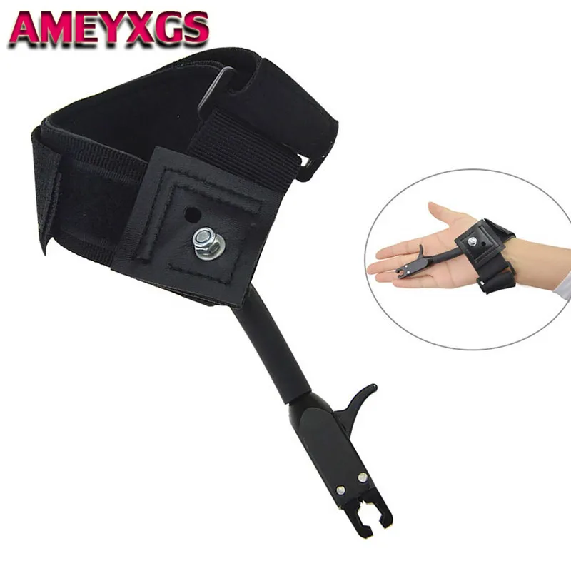 

Archery Compound Bow Release Aid Trigger Buckle Adjustable Trigger Caliper Straps For Bow Outdoor Hunting Shooting Accessories