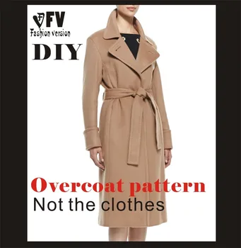 

Clothing DIY Overcoat Sewing Pattern Coat Sewing Template Cutting drawing BFY-38