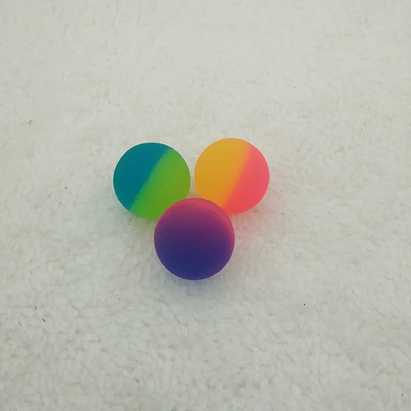 

20pcs 22MM Children Toy Double color Bouncing Balls Rubber Outdoor Bath Toys Child Sports Games Elastic Juggling Jumping Balls
