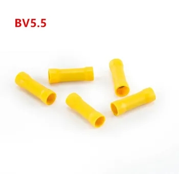

BV5.5 yellow Insulating Wire Connector wire connector Butt Connectors Crimp Electrical Wire Splice Terminal