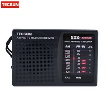 TECSUN AM/FM/ТВ карман Радио r202t Радио приемник встроенный Динамик r-202t