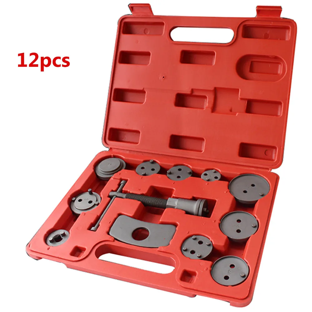 

12PC Tool Set Car Repair Tools Universal Car Disc Brake Caliper Wind Back Brake Piston Compressor