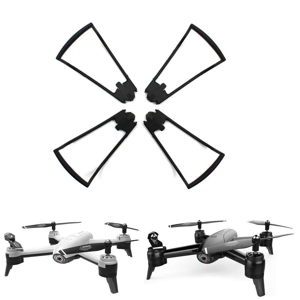 

2019 practical 4PC Drone Propeller Guard Protecter Ring Spare Parts For SG106 Quadcopter Drone Multifunction accessories
