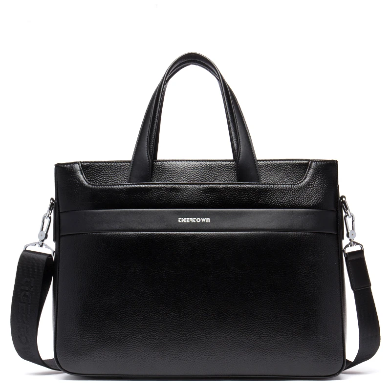 TigerTown New 100% Genuine Leather Men's Handbag Business Cross Shoulder Bags Real Messenger Computer Laptop bag | Багаж и сумки