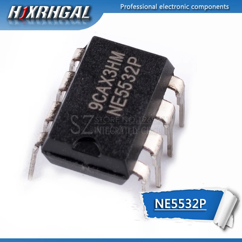 10 шт. NE5532P DIP8 NE5532 DIP 5532|Интегральные схемы| |