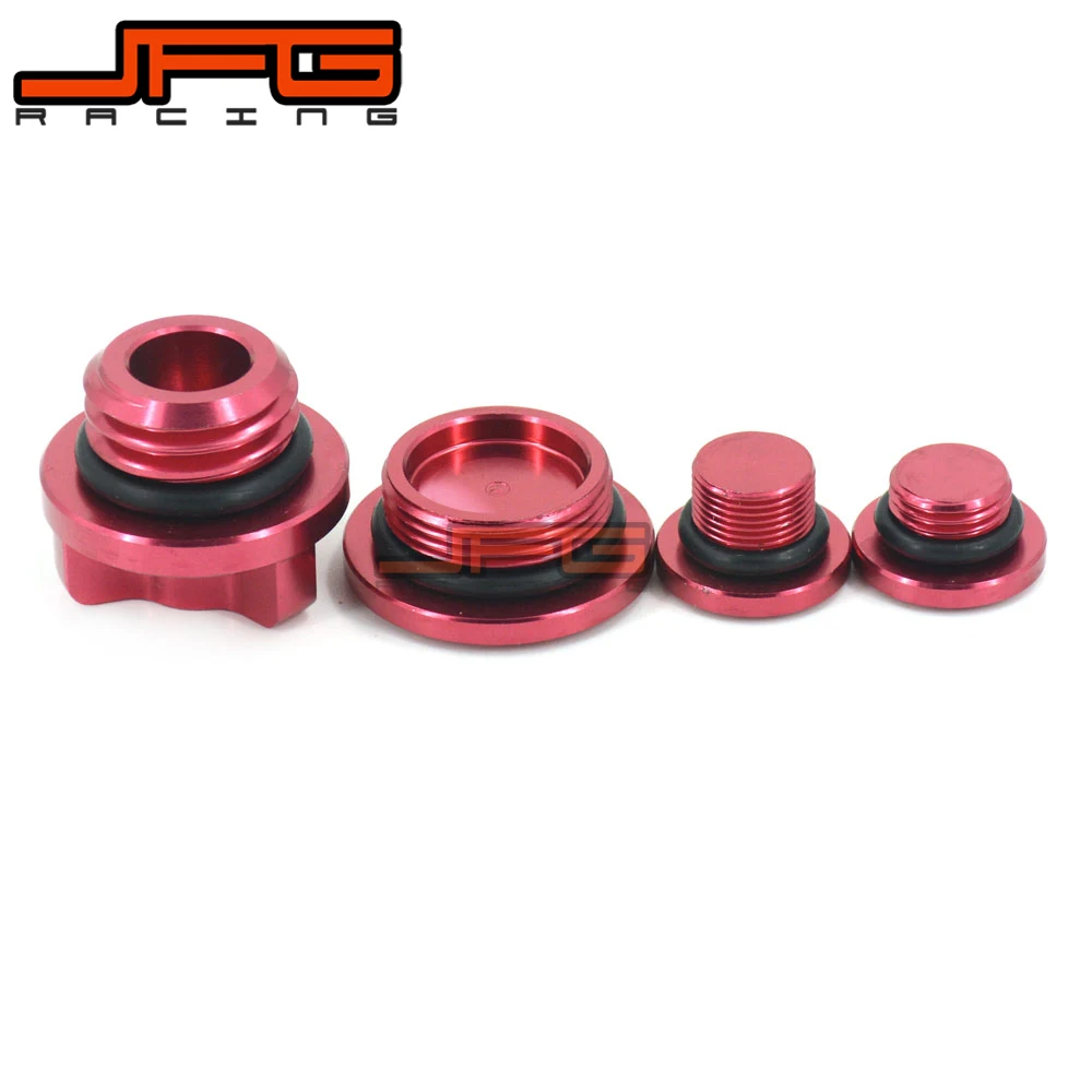 

JFG Billet Aluminum Engine Timing Oil Plug Set For NC250 NC 250 250CC Water Cooled Engine 4PCS