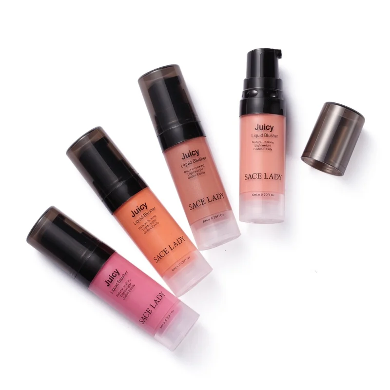 

Liquid Blush Face Professional Makeup Natural Cheek Blusher Long Lasting Make upCosmetics 4 Colors