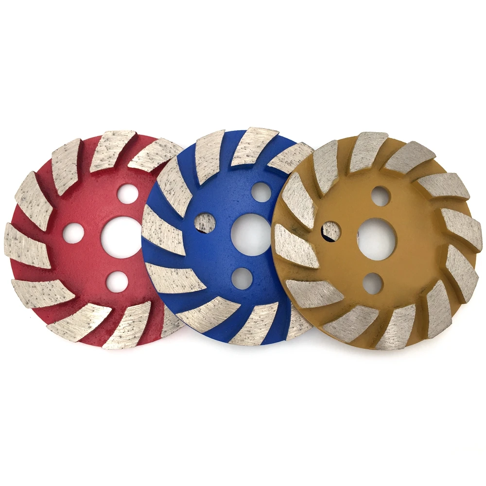 RIJILEI 100mm Diamond grinding wheel 4inch Diamond Grinding Cup disc Marble Abrasive pad for concreter floor Polishing pads HC03