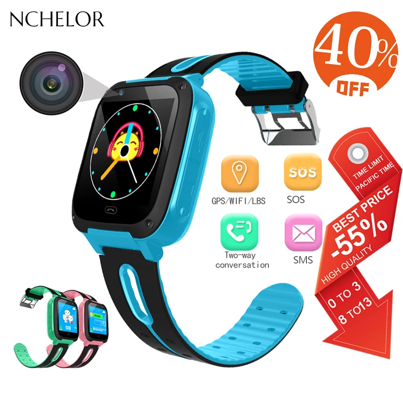 

NEW Child Smart Watch Phone Position Camera Children Watch 1.44inch Color Touch Screen WIFI SOS Smart Baby Watch LBS Positioning